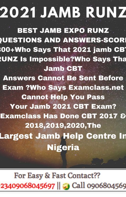 2021 UTME Answers (chokes) by seo787