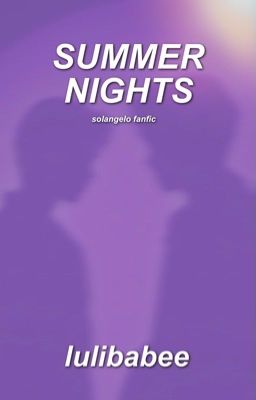 Summer Nights (Solangelo AU) cover