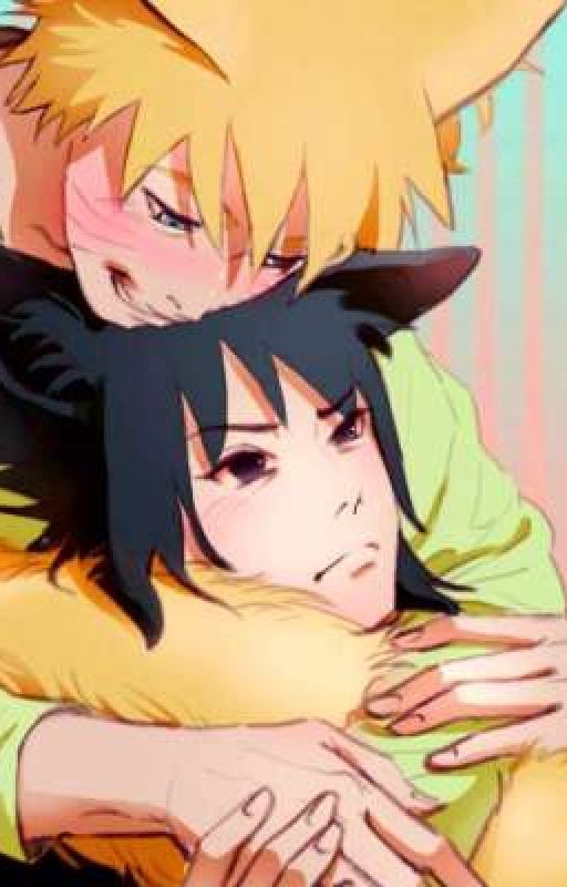 Sasunaru Fox and Wolf by unarka7