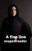 Snape X reader -a fine line-