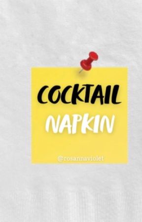 Cocktail Napkin // dreamwastaken  by rosannaviolet