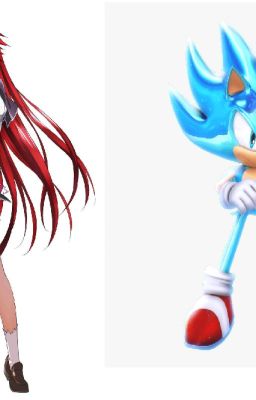 sonic and highschool DXD romance cover