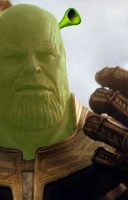 Shrek vs thanos epic battle by alabamaslammer1