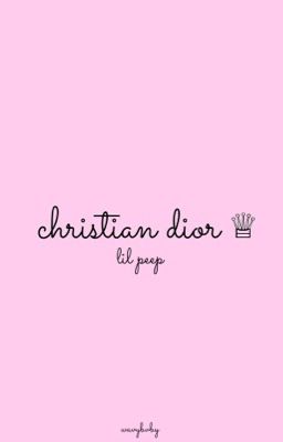 christian dior | lil peep cover