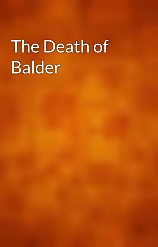 The Death of Balder by gutenberg