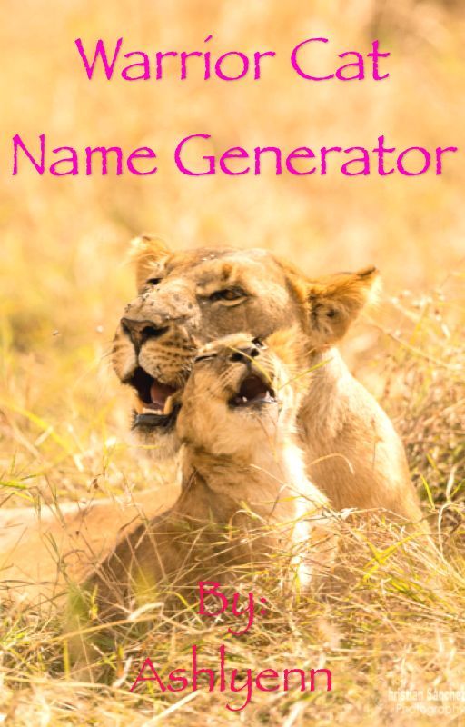 Warrior cat name generator by Cats_Eye_Nebula