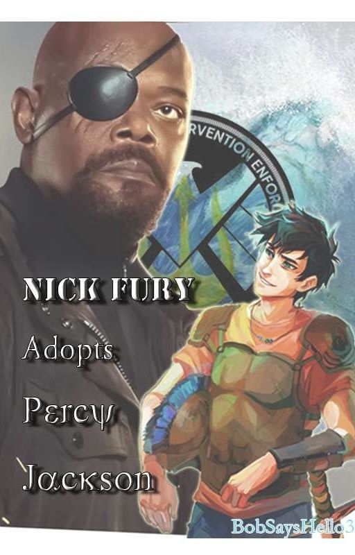 Nick Fury Adopts Percy Jackson by BobSaysHello34