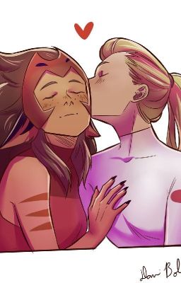 the demon with us , catradora fanfic cover