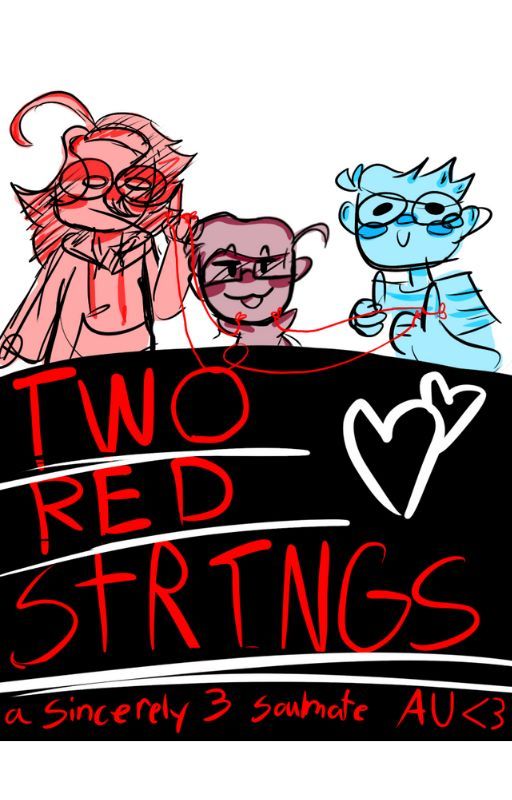 Two Red Strings by pinkcrazycorn