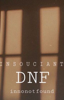 Insouciant // Dreamnotfound  cover