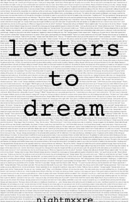 letters to dream cover