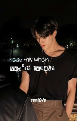 read this when you're lonely • lee jeno cover