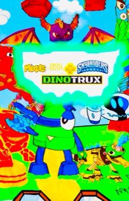 mixels-team Dinotrux skylanders cover