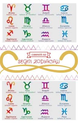 CURIOSITÀ SUI SEGNI ZODIACALI cover