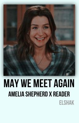 May we meet again // Amelia Shepherd X reader cover