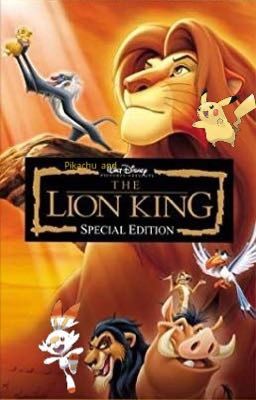 Pikachu and The Lion King (1994) cover