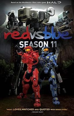 Red vs blue (female OC) season 11 cover