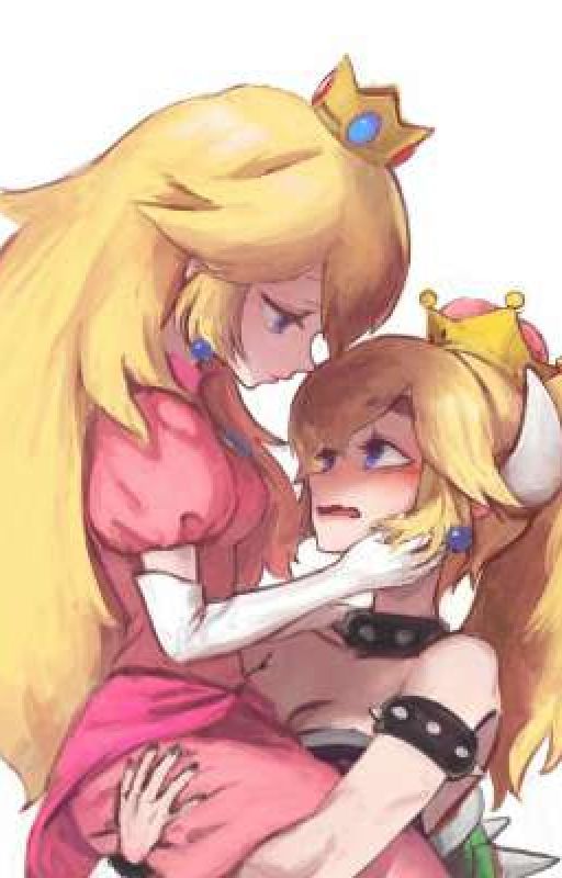 Princess peach x Bowsette(Wolfs) by TylerTysonBlackout