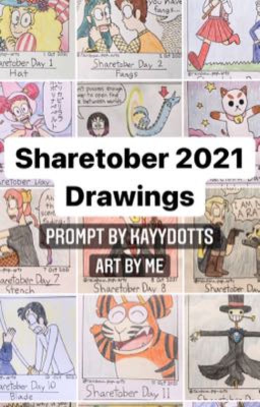 Sharetober 2021 Drawings by adeelafluffy