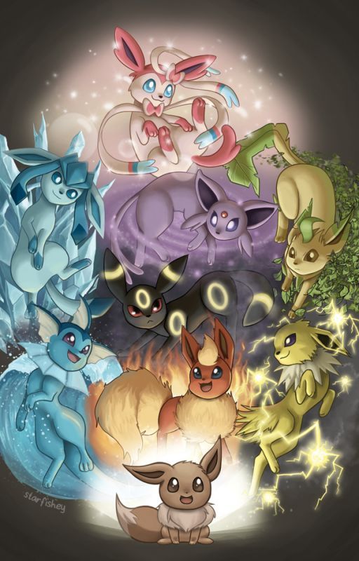 Eeveelution Squad Truth or Dare by oscarlorian