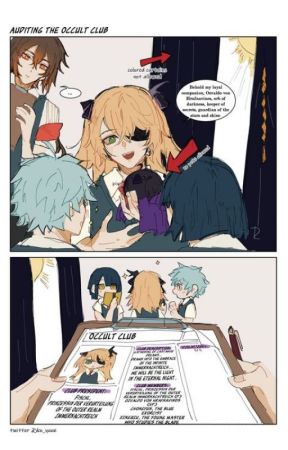 Genshin School Stuff! by Kaxami-kun