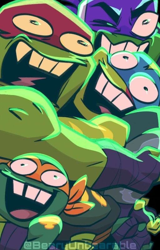 |𝐓𝐔𝐑𝐓𝐋𝐄 𝐏𝐎𝐖𝐄𝐑𝐒!| ROTTMNT x Reader by Kandystickszaza