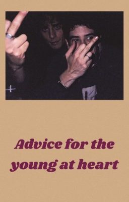 Advice for the young at heart cover