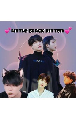 Little black kitten  cover