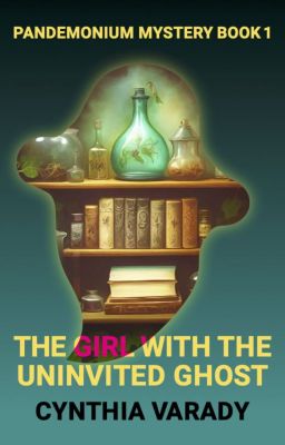 The Girl with the Uninvited Ghost: Pandemonium Cozy Mystery #1 cover