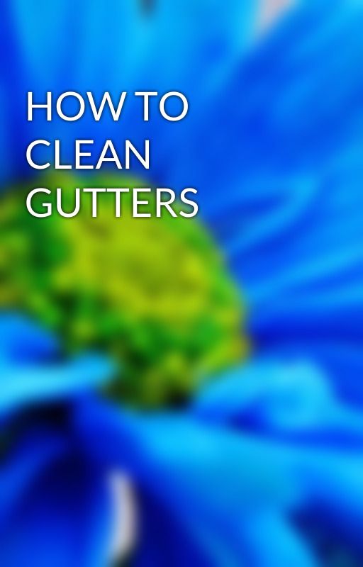 HOW TO CLEAN GUTTERS by gnwlaw