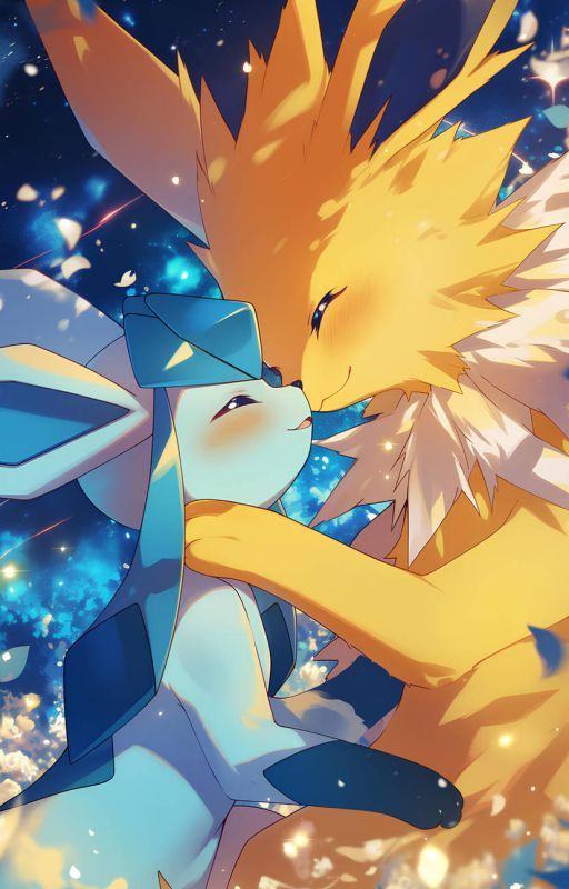 Thunder and Ice (Jolteon x Glaceon) {Pokemon} by Pokefic_Collections