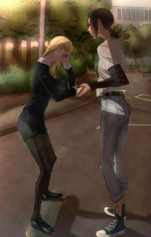 It's a 'her' (Ymir x Christa) (modern) by Rowena_Vencato