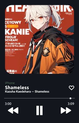 shameless ; kazuha kaedehara [✓] cover