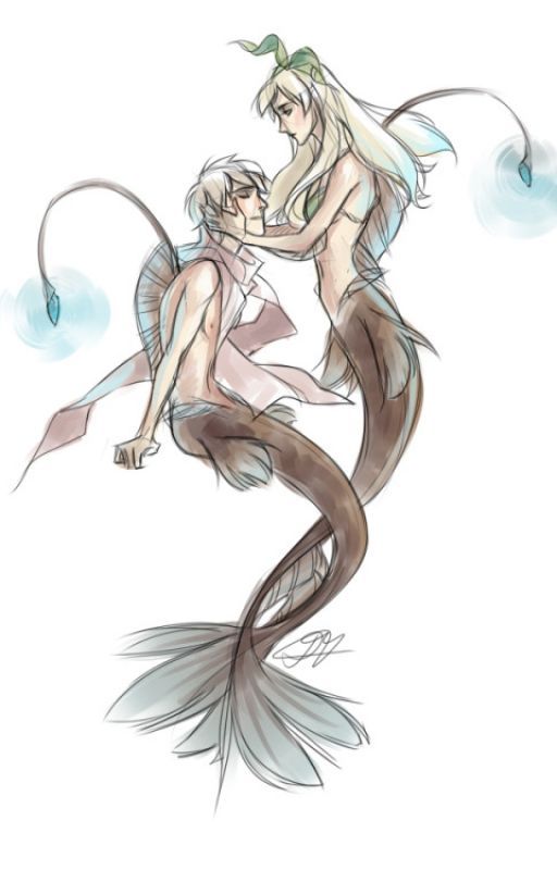 The Mermaid And His Love by hips_of_steel