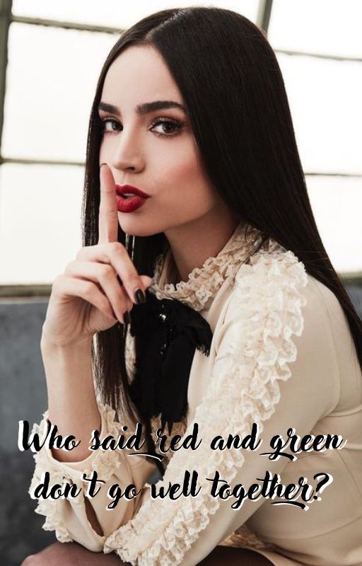 Who said red and green don't go well together?- Sofia Carson-Hogwarts AU by Racheel__21