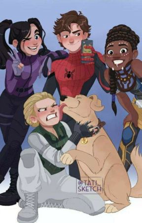 the young avengers  by obsessedwithmarvel12