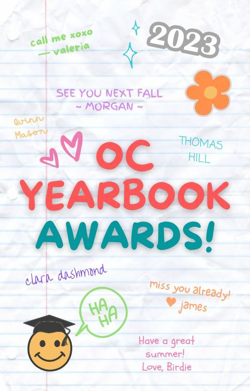 OC YEARBOOK AWARDS | 2023 by dash-of-clarity