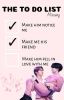 The to do list ✓ // MINSUNG