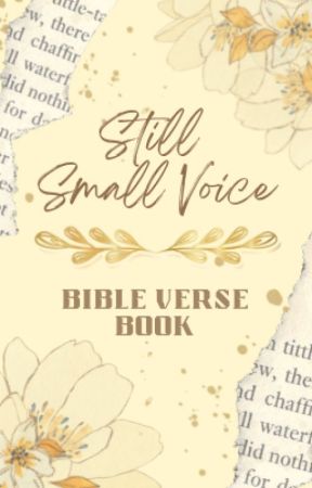 Still Small Voice - Bible Verse Book by B_LOV_D