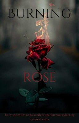 Burning rose cover