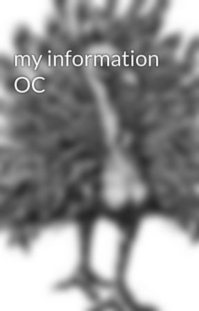 my information OC by anilson124