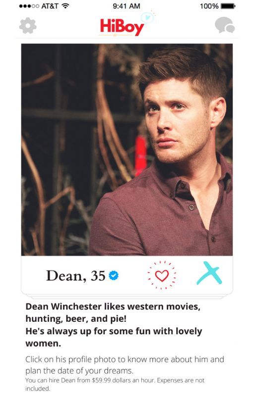 Hire a Boyfriend (Dean Winchester) by writerqueenff