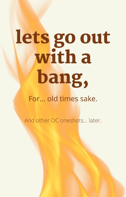 Lets go out with a bang, for old times sake. (and other OC oneshots) by Theotherduck2