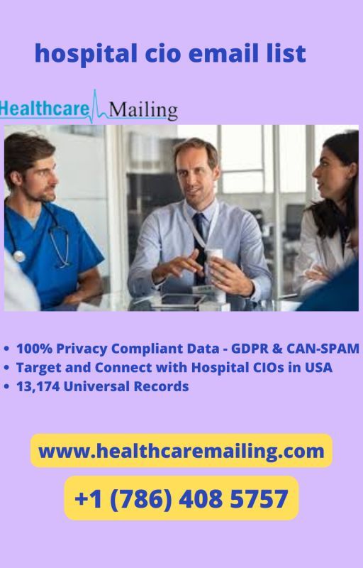 How can I buy a good Hospital CIO Email List? by davidhenson177