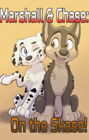 Marshall and Chase: On the Skase! by BlazingPAW