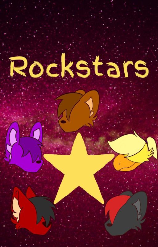 Rockstars (R. Freddy X R. Bonnie X Chica X R. Foxy X Lefty) by Unknownbunnny