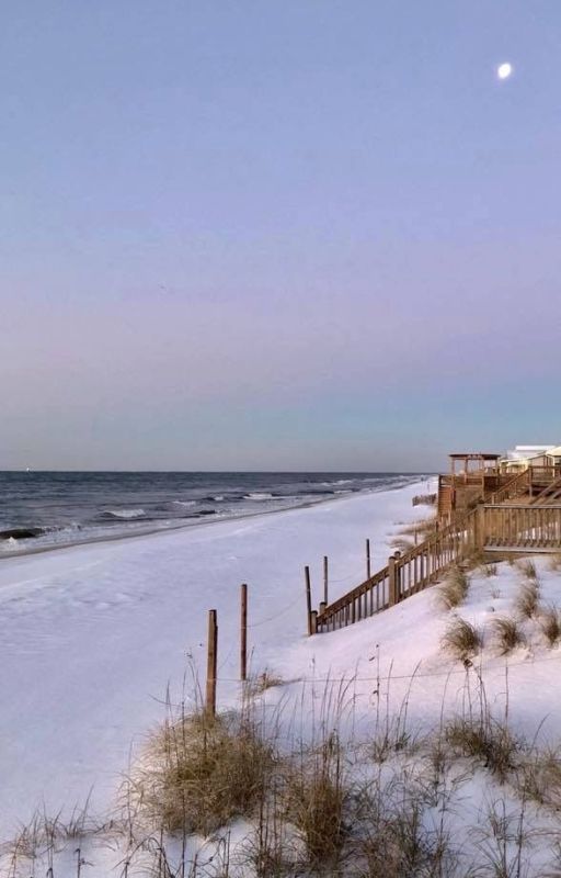 Snow On The Beach by ollies_corner