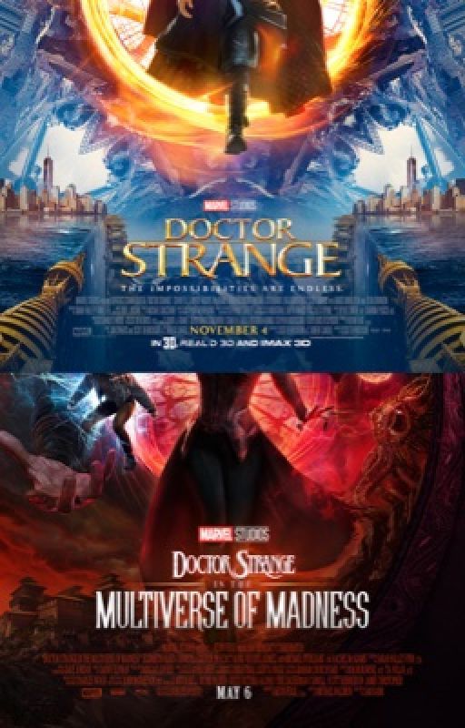 Watching Doctor Strange and MoM by HufflepufThunderbird