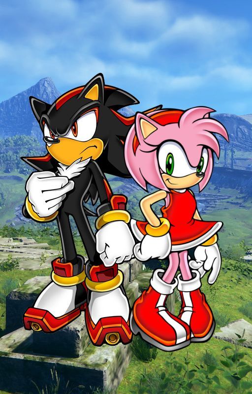 After Frontiers: Amy and Shadow by Aqua0redgrave