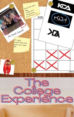 TCE: The College Experience (K/DA x Male Reader) cover